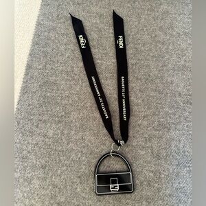 Fendi Baguette 25th Anniversary Charm with Ribbon